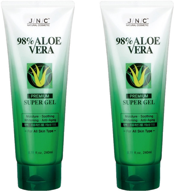 JNC 알로에베라 프리미엄 슈퍼젤, 240ml, 2개