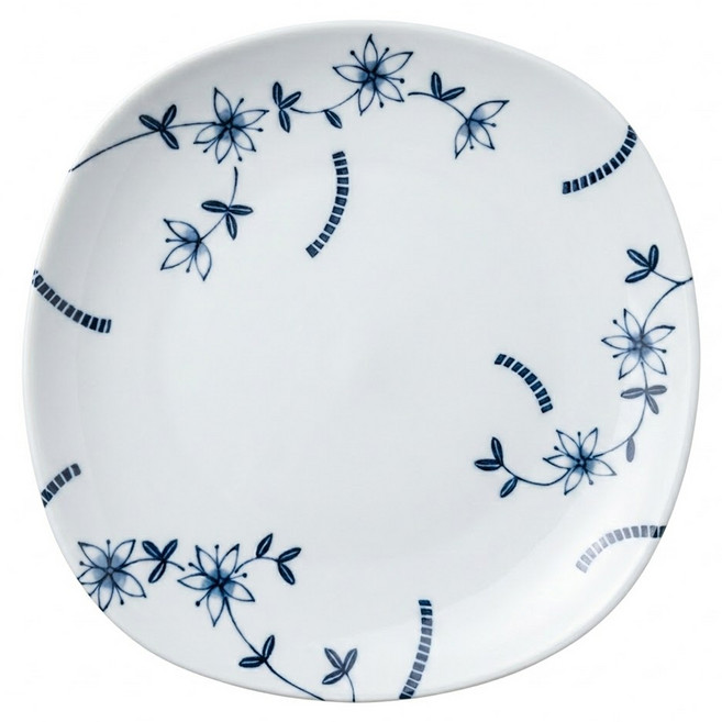 NEOFLAM 日本製 Guggen系列 瓷器 餐碟 常春藤 S 194 x 194 x 26mm 台灣原廠公司貨 1個