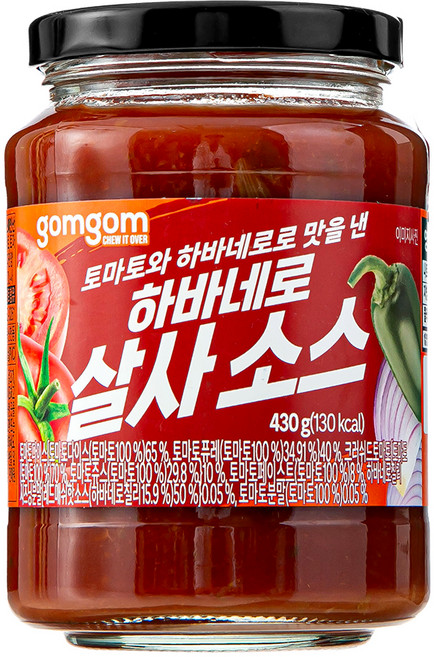 곰곰 하바네로 살사소스, 430g, 1개