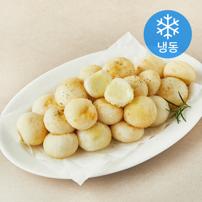 바른웰 우리쌀 쫀득 눈꽃치즈볼 34개입 (냉동), 1kg, 1개