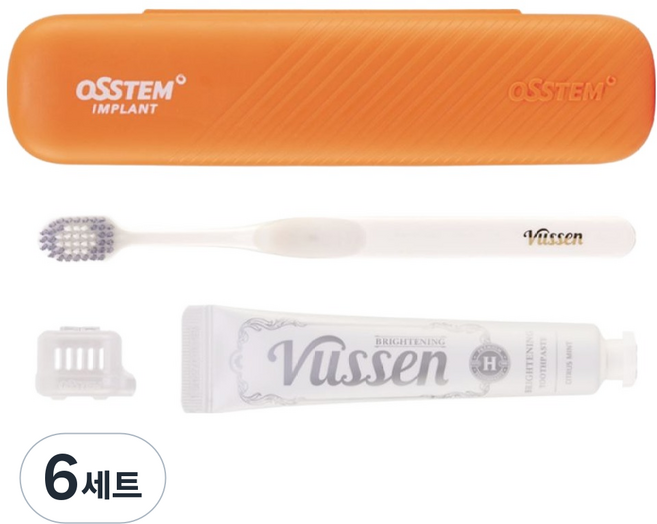 오스템파마 뷰센 여행용 양치키트, 6세트