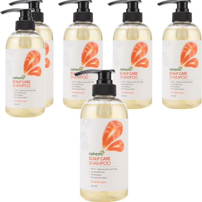 nahemi 娜禾蜜 無矽靈健髮洗髮露, 500ml, 6瓶