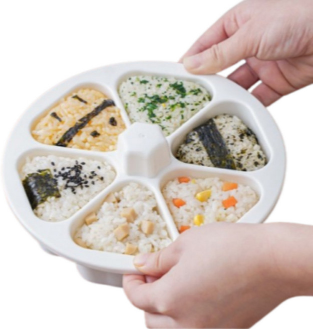 조니프리 홈메이드 삼각김밥틀, 화이트, 1개