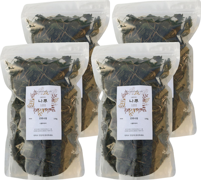 나물투데이 국내산 건취나물, 100g, 4개