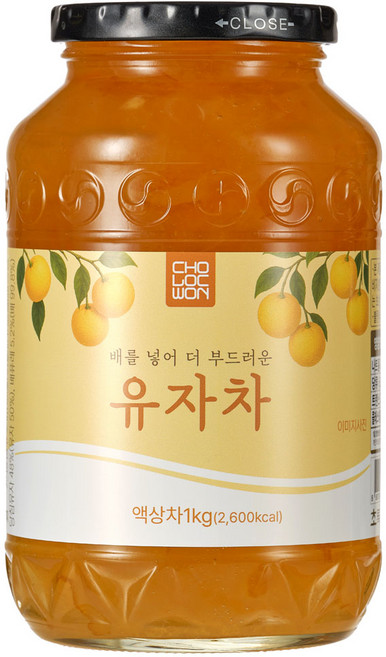 초록원 배를 넣어 더 부드러운 유자차, 1kg, 1개입, 1개