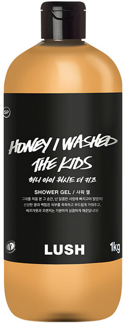 러쉬 허니 아이 워시드 더 키즈 샤워 젤, 1kg, 1개