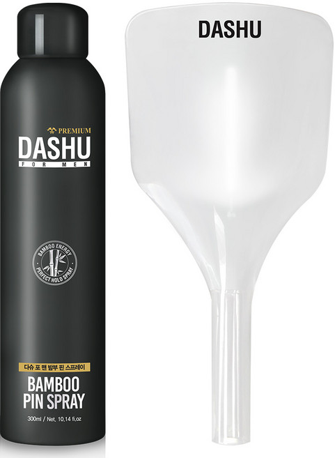 다슈 포 맨 프리미엄 밤부 핀 헤어스프레이+ 페이스 커버, 1개, 300ml