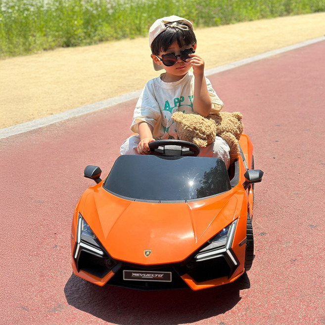 대호토이즈 람보르기니 레부엘토 유아전동차, 오렌지, 1개
