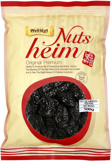웰넛 자연두레 프룬 건자두, 500g, 1개