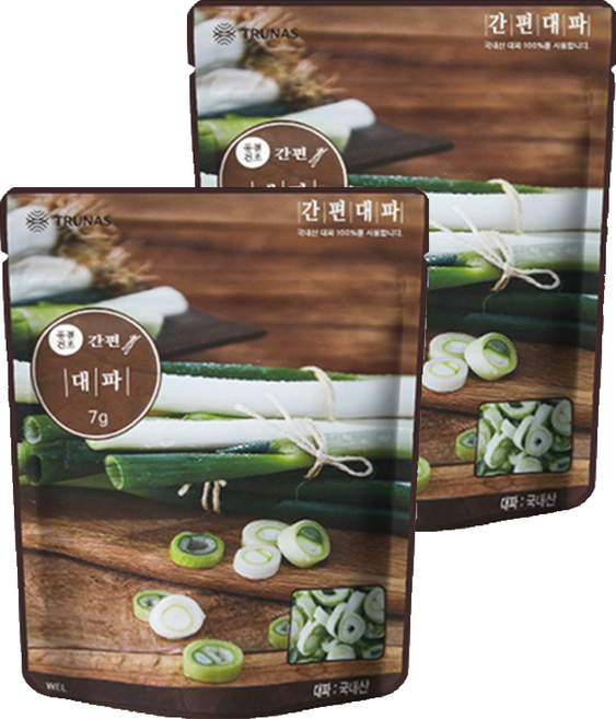 자연한알 간편양념 간편대파, 7g, 2개