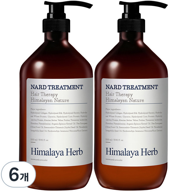 나드 트리트먼트 라벤더머스크, 1L, 6개