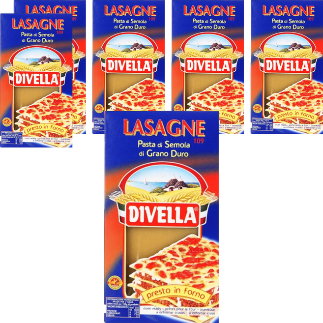 디벨라 파스타 라자냐, 500g, 6개