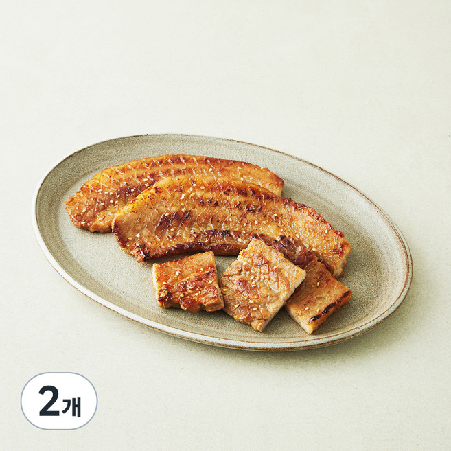 숯불 삼겹살 (냉장), 600g, 2개