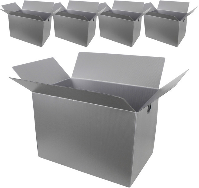 코멧 두꺼운 이사박스 3T 3호~7호 5개입, 실버, 5개