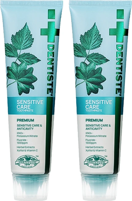덴티스테 뉴 센서티브 케어 치약, 100g, 2개 - 쿠팡