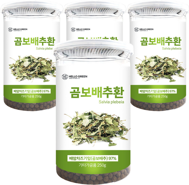 헬로우그린 곰보배추환 통, 4개, 250g