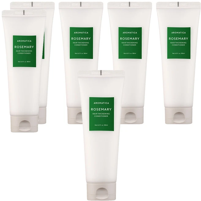 아로마티카 로즈마리 헤어 씨크닝 컨디셔너, 180ml, 6개 - 쿠팡