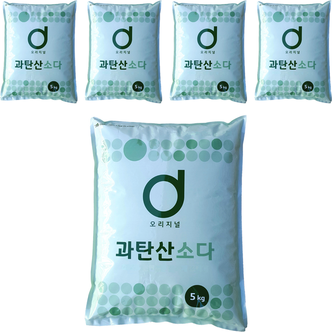 오리지널 과탄산소다, 5kg, 5개