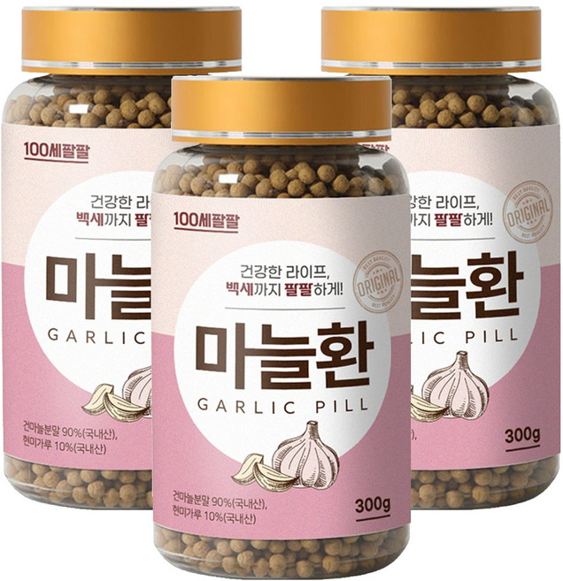백세팔팔 마늘환, 300g, 3개