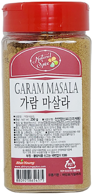 내츄럴스파이스 가람마살라, 250g, 1개