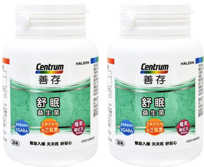 Centrum 善存 舒眠益生菌, 30顆, 2罐