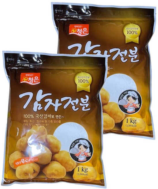 청은에프엔비 감자전분, 1kg, 2개