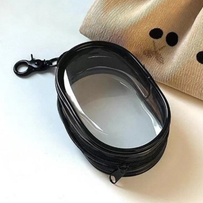 다용도 미니 투명 키링 파우치