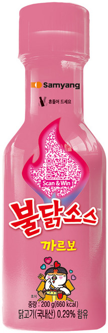 삼양 까르보불닭소스, 200g, 1개