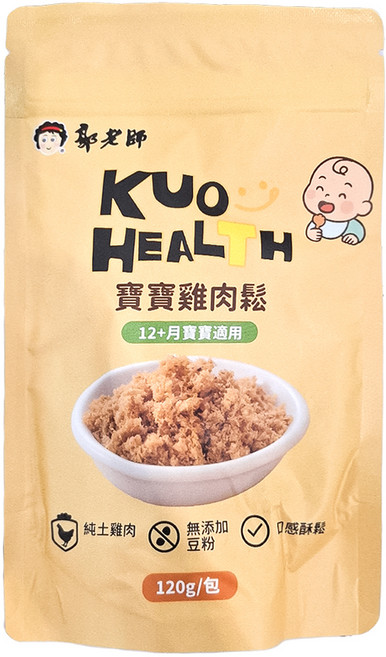 郭老師 寶寶雞肉鬆, 120g, 1袋