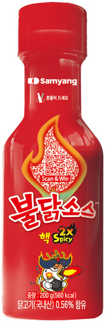 삼양 핵불닭소스, 200g, 1개