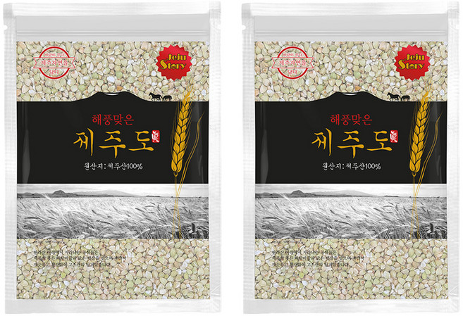 진생영농조합법인 제주도 메밀쌀, 1kg, 2개