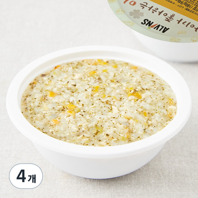 엘빈즈 후기 10~13개월 이유식 잡채 닭고기 진밥, 180g, 4개, 혼합맛(잡채/닭고기)