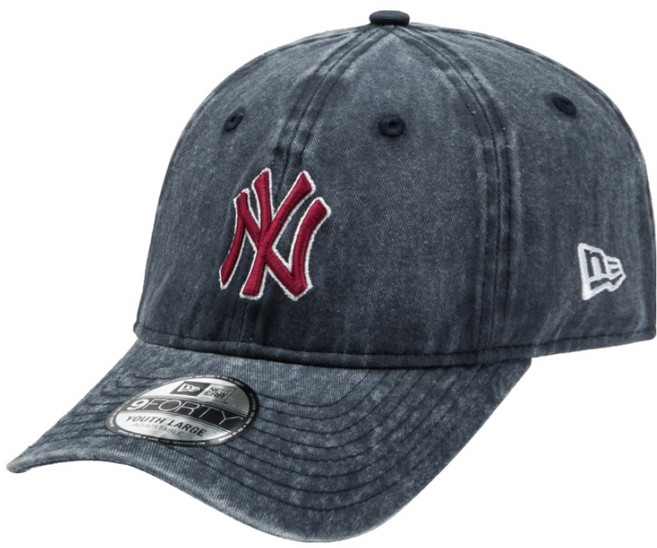 뉴에라 아동용 MLB 뉴욕 양키스 피그먼트 워싱 언스트럭쳐 면 볼캡 14666493