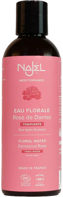 法國NAJEL 有機大馬士革玫瑰花露, 200ml, 1瓶