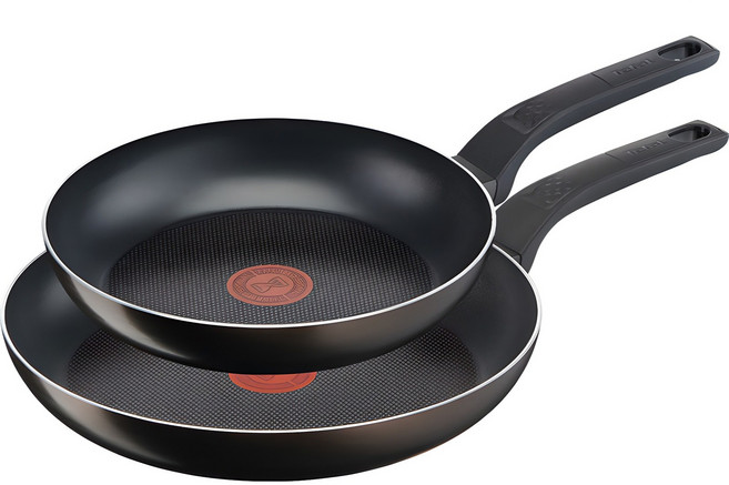 테팔 티타늄 1X 액티쿡 프라이팬 세트 2개, 블랙커피, 프라이팬 24cm + 28cm, 1세트