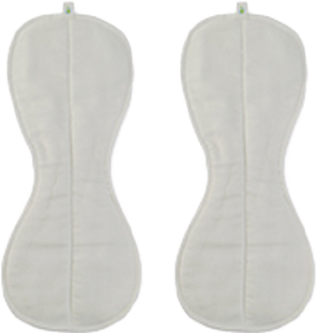 밤부베베 순한대나무 안심 천기저귀 더블러, 화이트, 2개