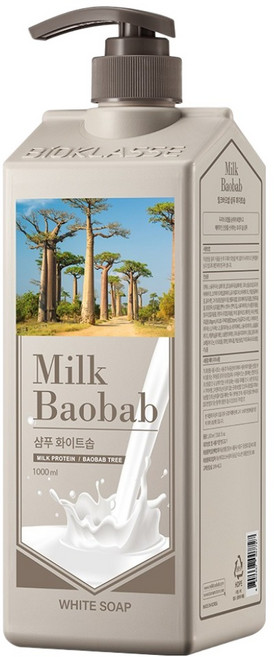 밀크바오밥 샴푸 화이트솝향, 1L, 1개