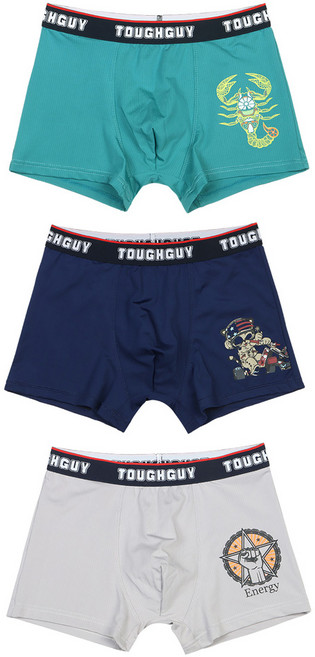 TOUGHGUY 青少年學生款四角褲 3件入 TG-7020