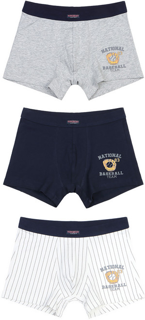 터프가이 남아용 면스판 주니어 드로즈 3종 세트 TG-JN7032