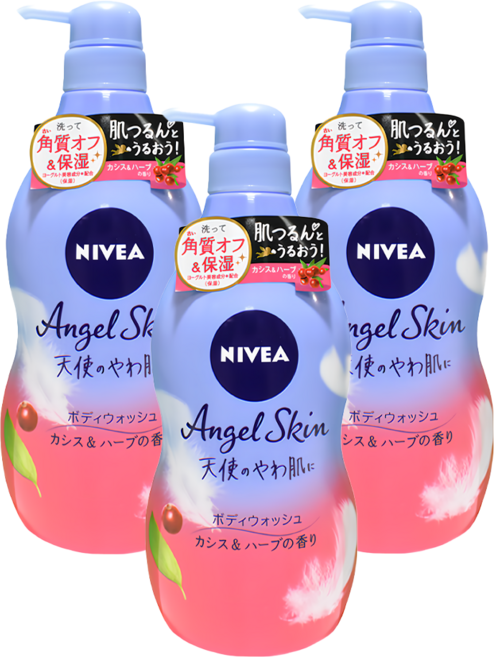 NIVEA 妮維雅 天使肌膚沐浴露 草本黑醋栗, 480ml, 3瓶