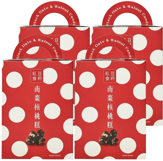紅豆食府 南棗核桃糕, 100g, 4盒