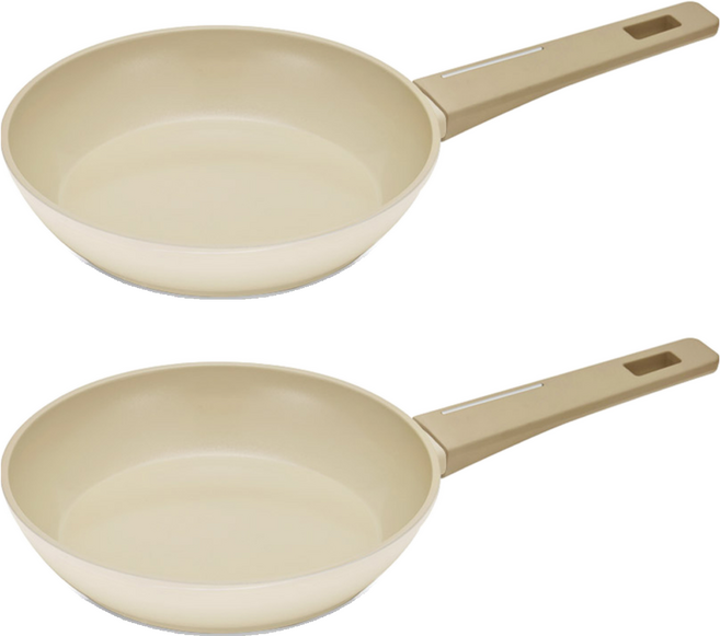 리벤스 인덕션 퍼펙트 세라믹 IH 후라이팬 20cm, 20.8cm, 2개
