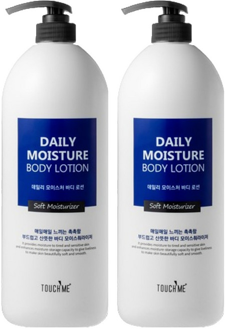터치미 바디로션 데일리 모이스처, 1.5L, 2개