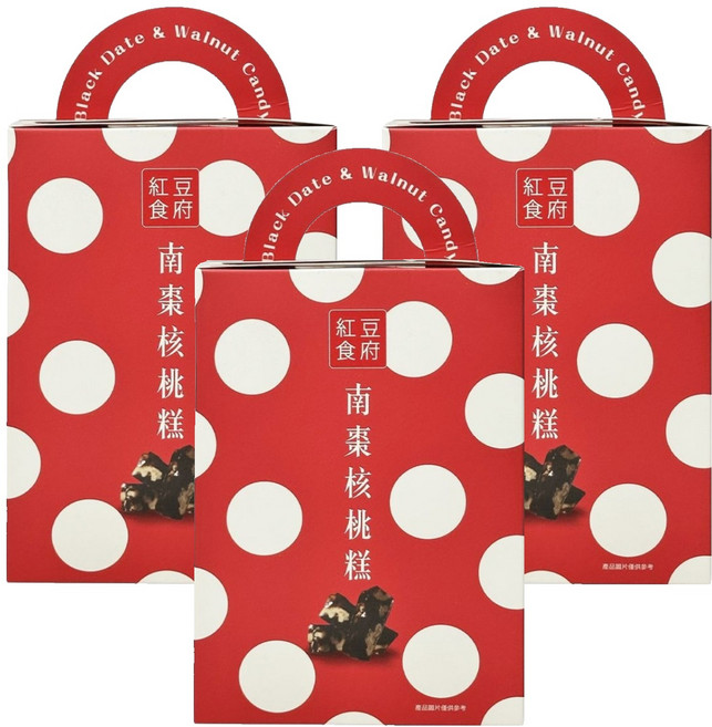 紅豆食府 南棗核桃糕, 100g, 3盒