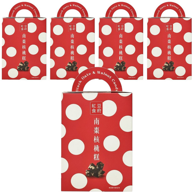 紅豆食府 南棗核桃糕, 100g, 5盒