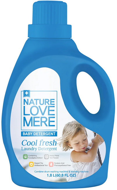 NATURE LOVE MERE Cool Fresh 嬰兒洗衣精, 1.8L, 1瓶
