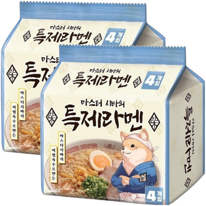 팔도 마스터 시바의 특제라멘 115g, 8개