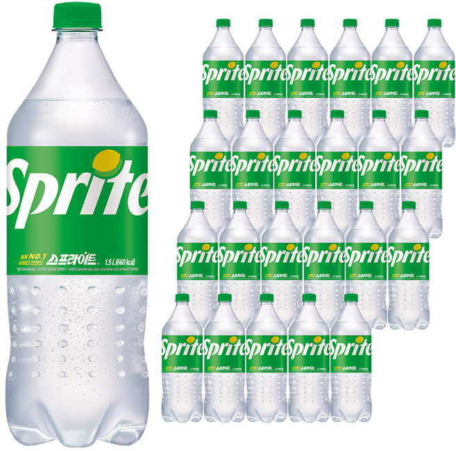 스프라이트 패트, 1.5L, 24개