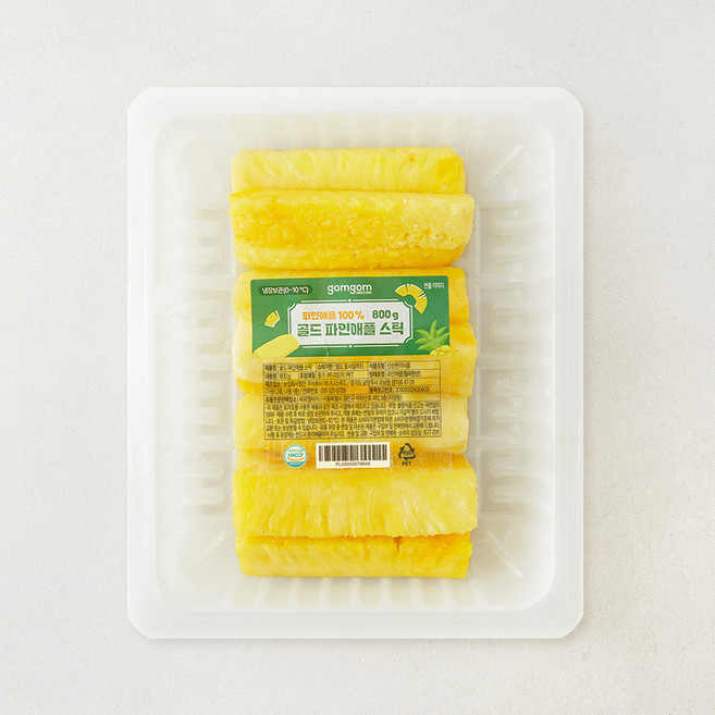 곰곰 골드 파인애플 스틱, 1개, 800g