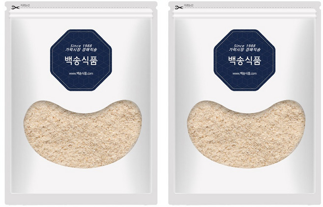 백송식품 표고버섯가루, 500g, 2개